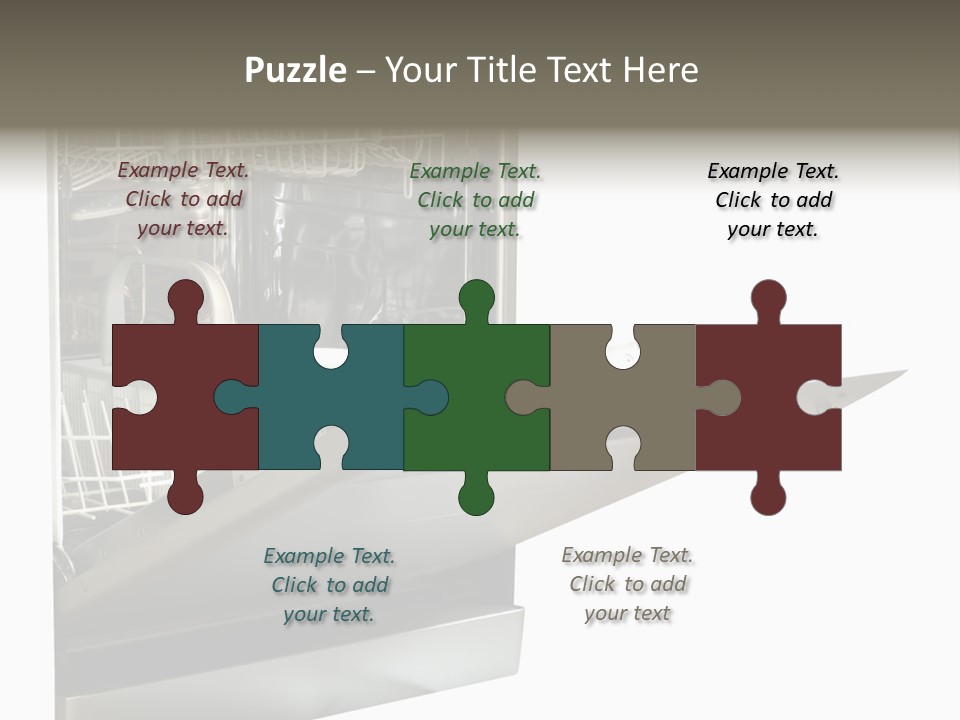 Vacuum Kitchenware House PowerPoint Template