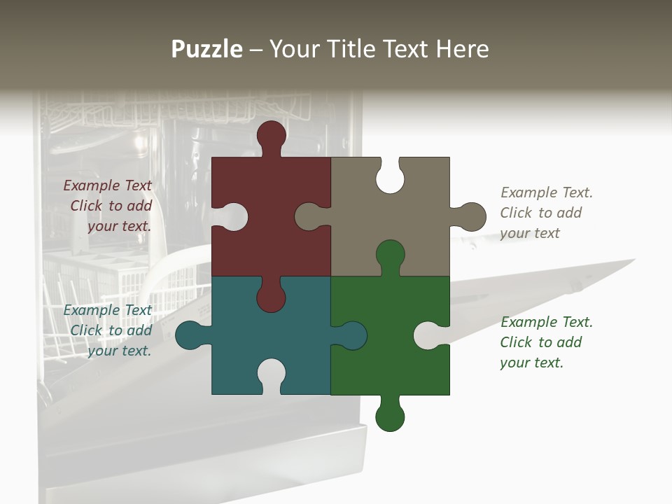 Vacuum Kitchenware House PowerPoint Template
