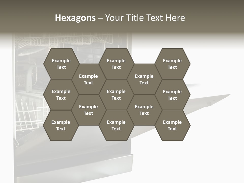 Vacuum Kitchenware House PowerPoint Template