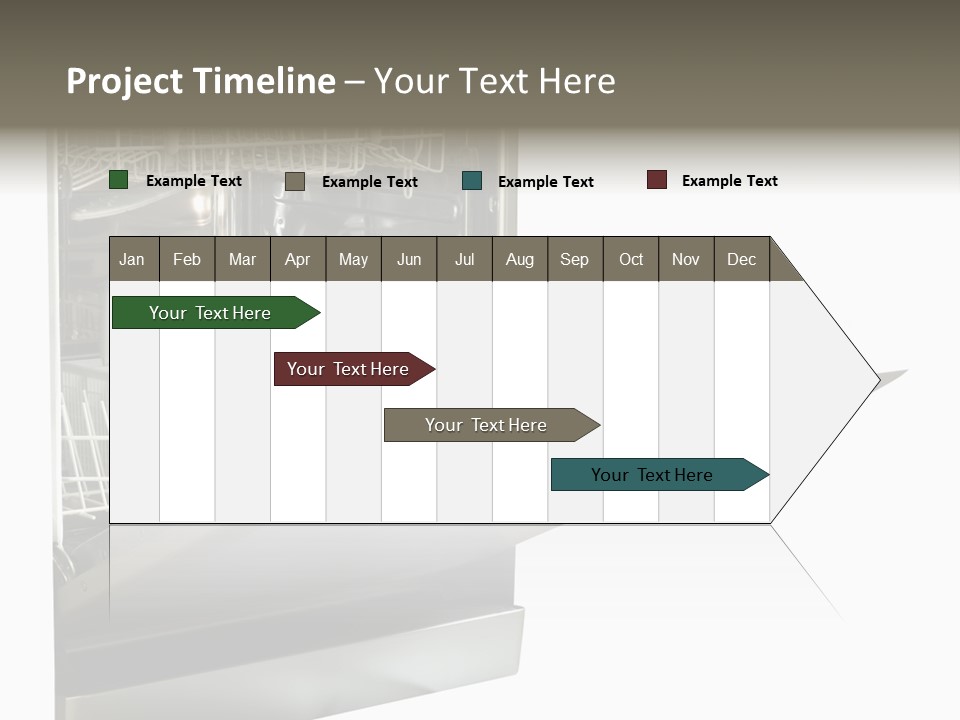 Vacuum Kitchenware House PowerPoint Template