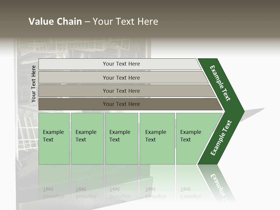 Vacuum Kitchenware House PowerPoint Template