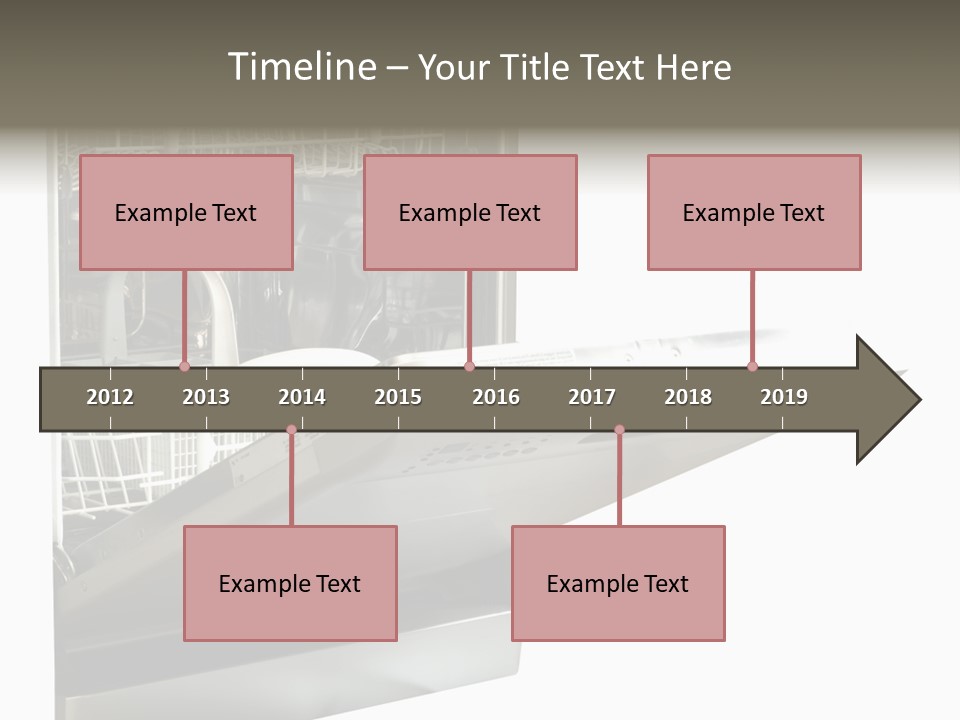 Vacuum Kitchenware House PowerPoint Template