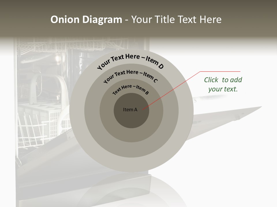 Vacuum Kitchenware House PowerPoint Template