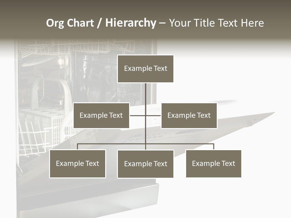 Vacuum Kitchenware House PowerPoint Template