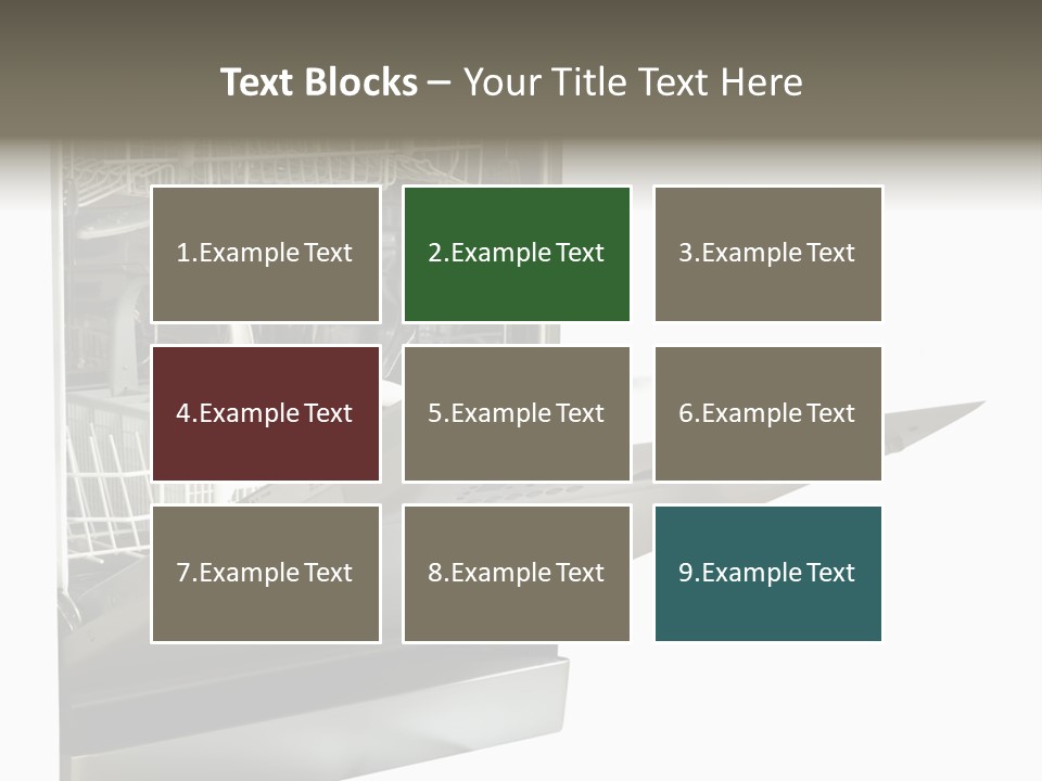 Vacuum Kitchenware House PowerPoint Template