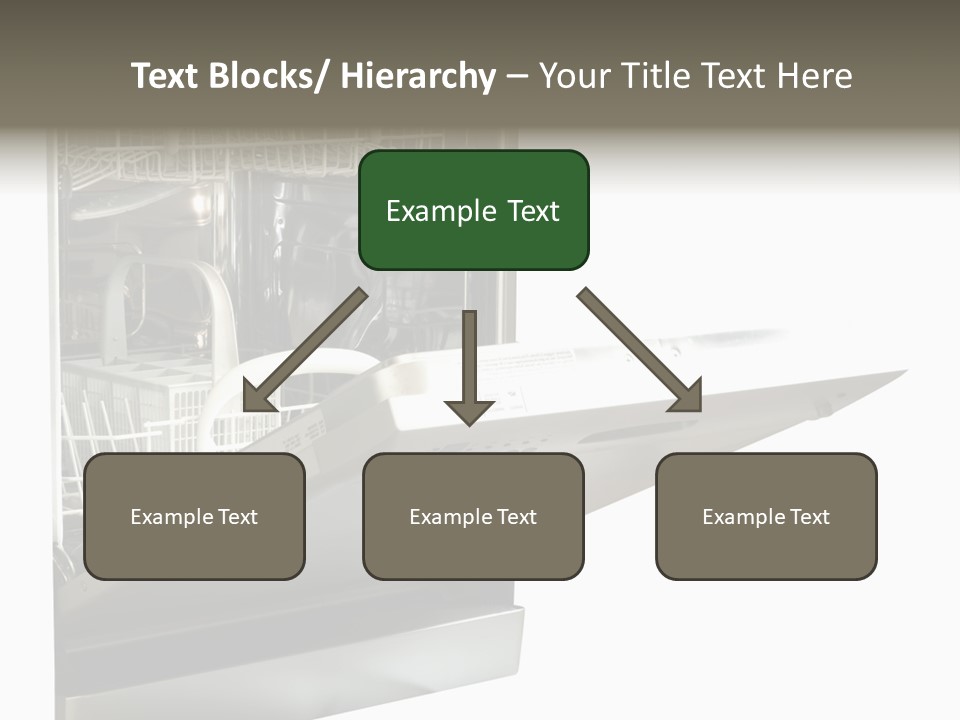 Vacuum Kitchenware House PowerPoint Template