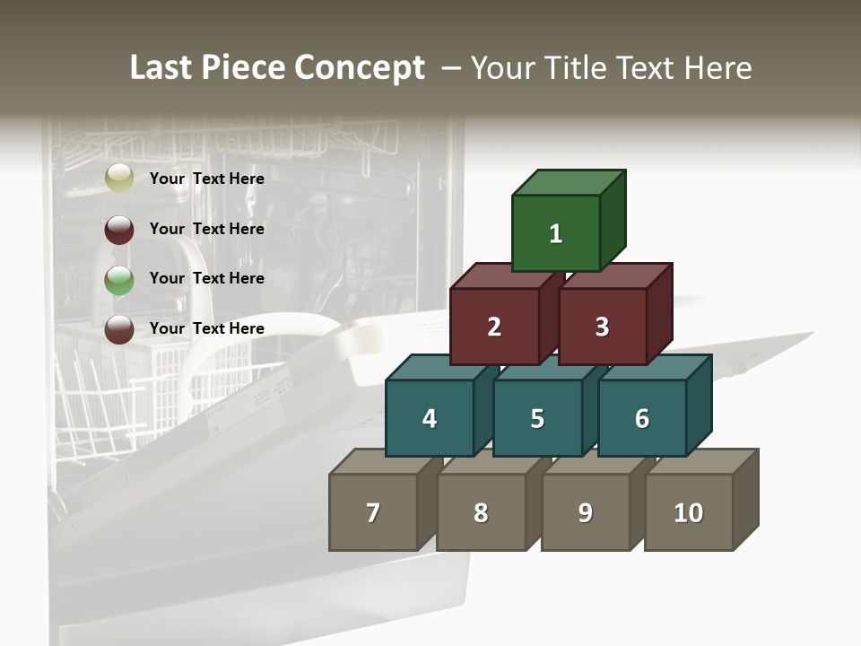 Vacuum Kitchenware House PowerPoint Template