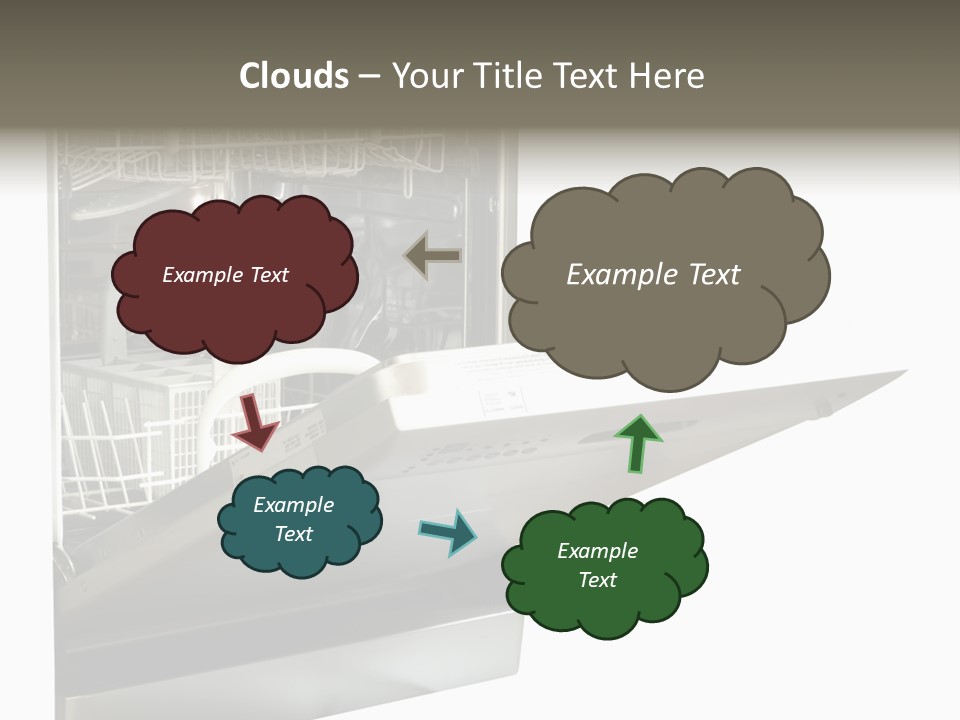 Vacuum Kitchenware House PowerPoint Template