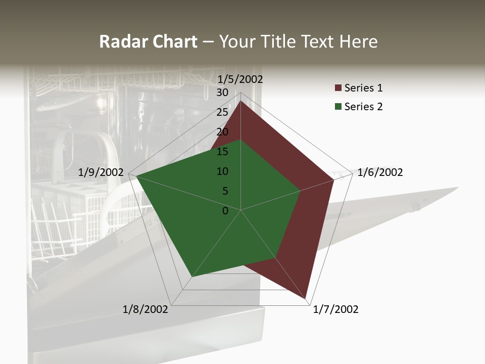 Vacuum Kitchenware House PowerPoint Template