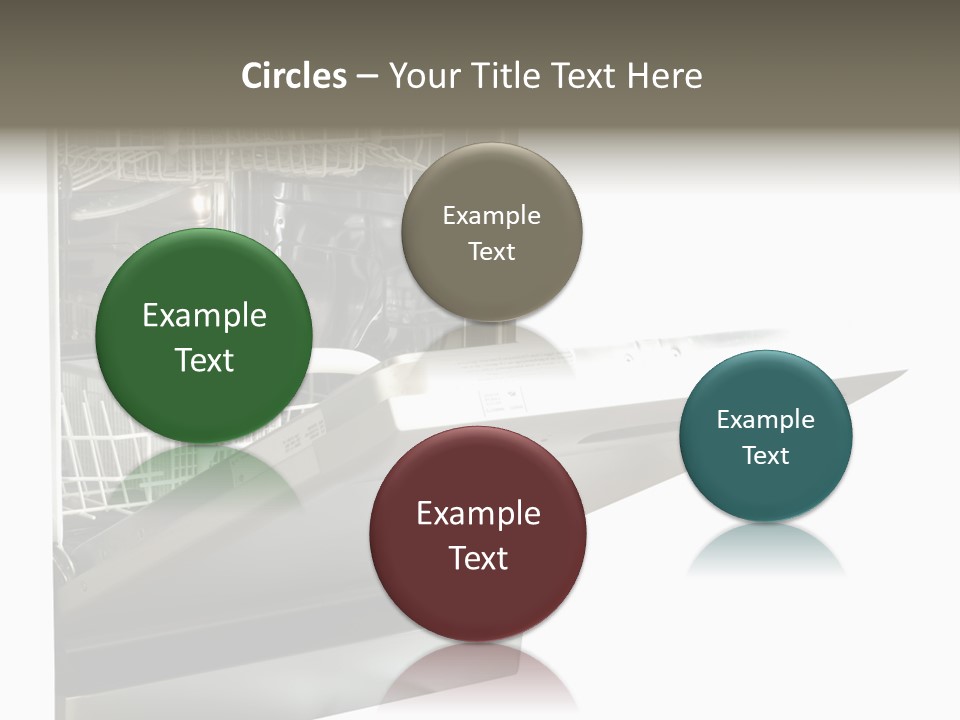 Vacuum Kitchenware House PowerPoint Template