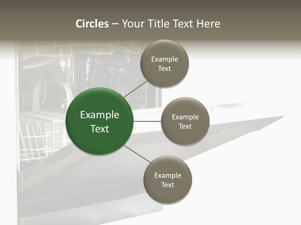 Vacuum Kitchenware House PowerPoint Template