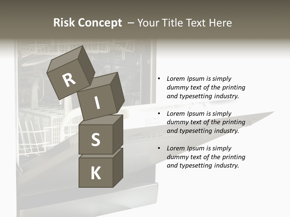 Vacuum Kitchenware House PowerPoint Template