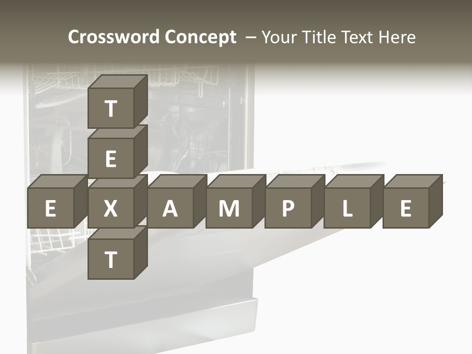 Vacuum Kitchenware House PowerPoint Template