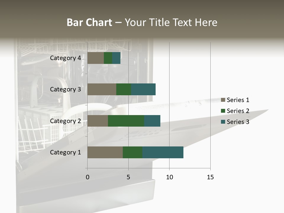 Vacuum Kitchenware House PowerPoint Template