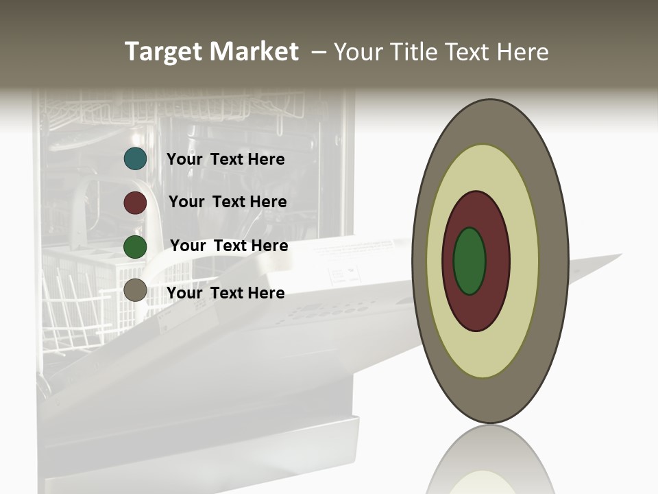 Vacuum Kitchenware House PowerPoint Template