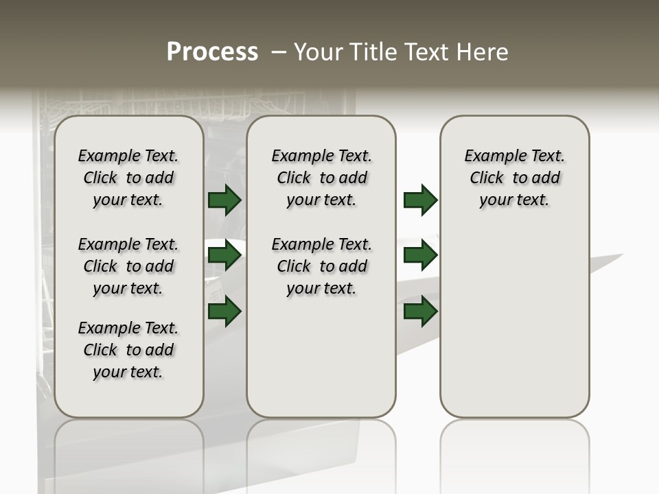 Vacuum Kitchenware House PowerPoint Template