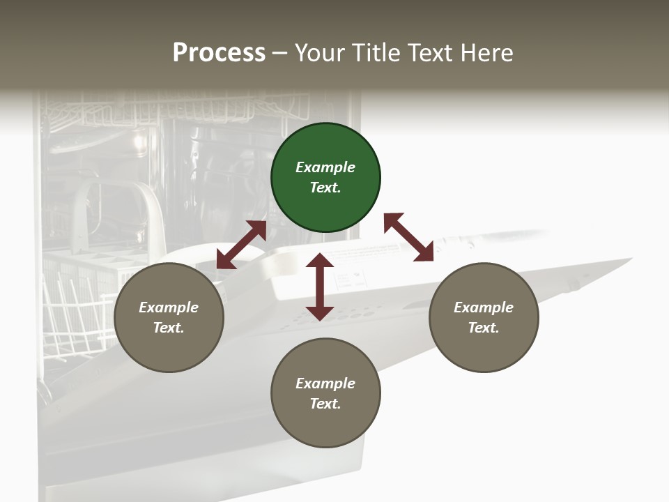 Vacuum Kitchenware House PowerPoint Template