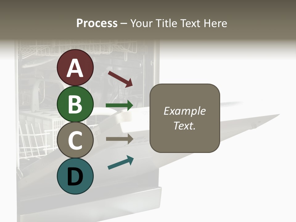 Vacuum Kitchenware House PowerPoint Template