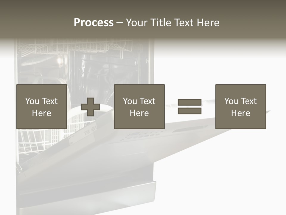 Vacuum Kitchenware House PowerPoint Template