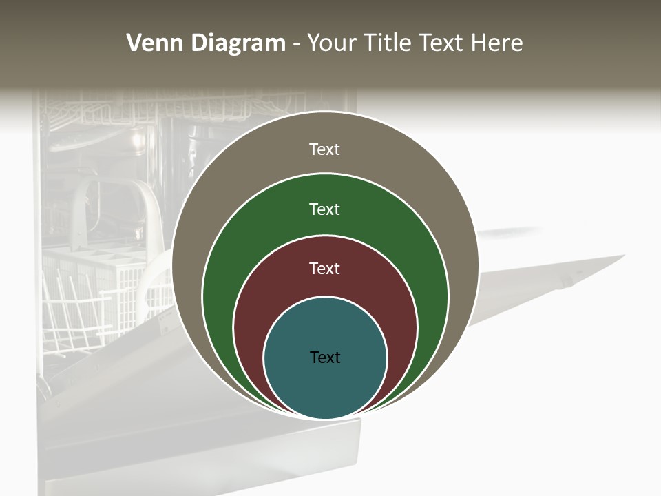 Vacuum Kitchenware House PowerPoint Template