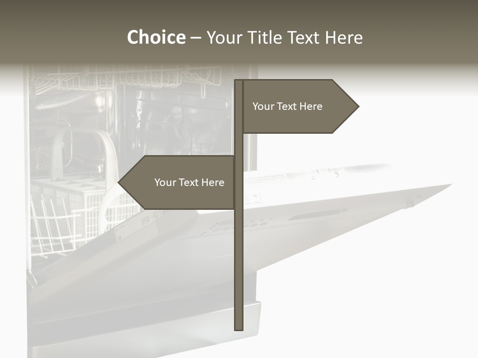 Vacuum Kitchenware House PowerPoint Template