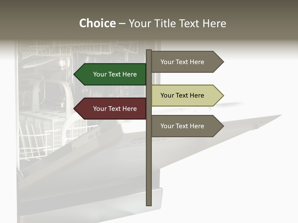 Vacuum Kitchenware House PowerPoint Template