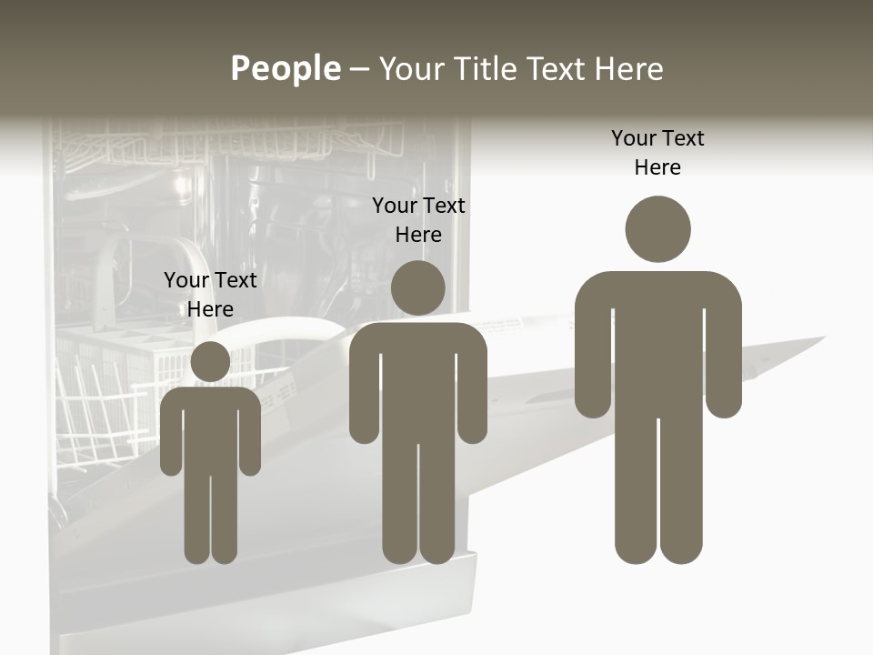 Vacuum Kitchenware House PowerPoint Template