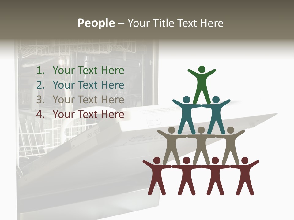 Vacuum Kitchenware House PowerPoint Template