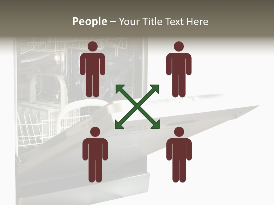 Vacuum Kitchenware House PowerPoint Template