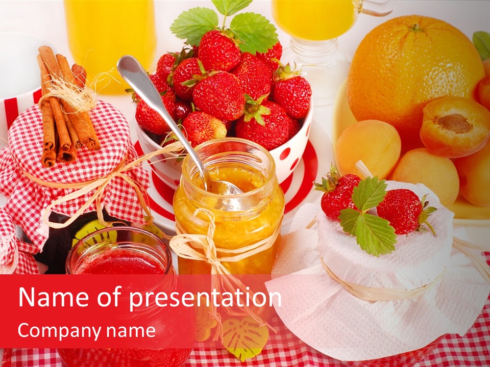 Canned Red Cinnamon PowerPoint Template