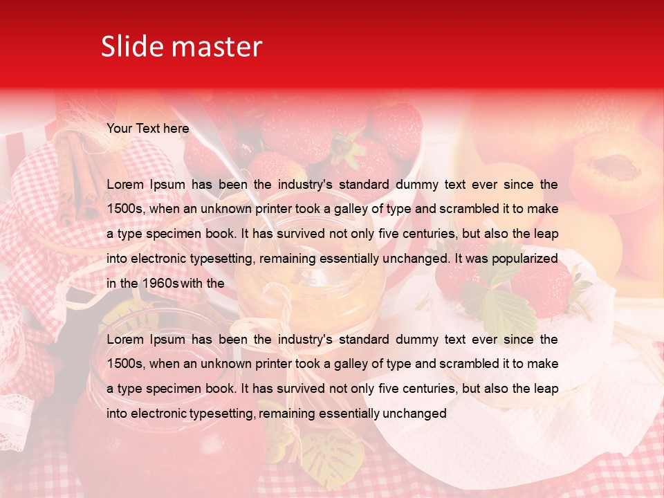 Canned Red Cinnamon PowerPoint Template