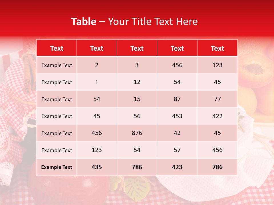 Canned Red Cinnamon PowerPoint Template