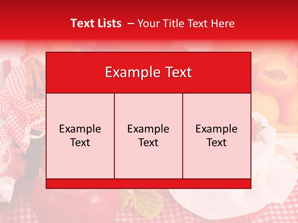 Canned Red Cinnamon PowerPoint Template