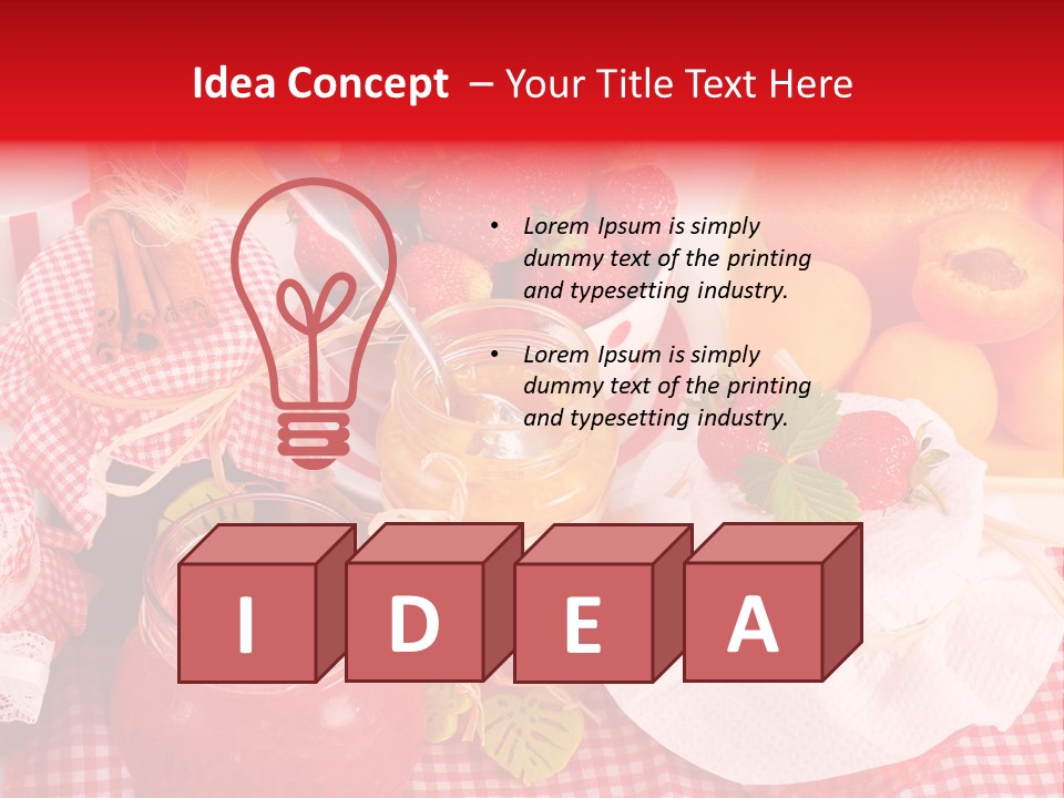 Canned Red Cinnamon PowerPoint Template