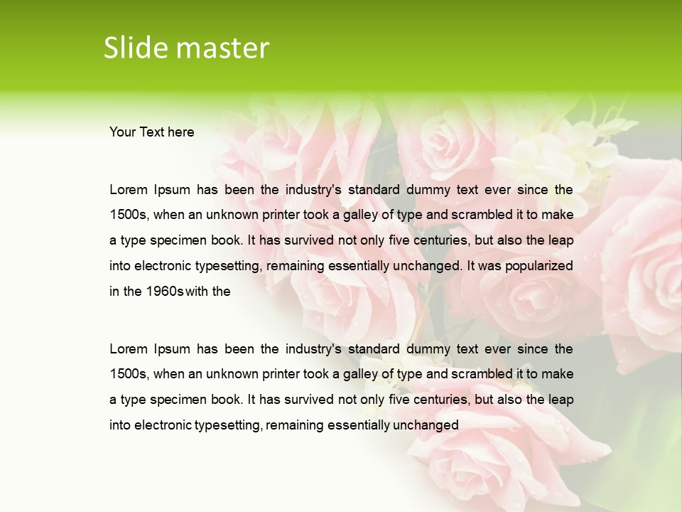 Daisy Valentine Soft PowerPoint Template