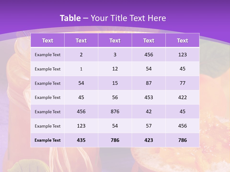 Canned Country Recipe PowerPoint Template