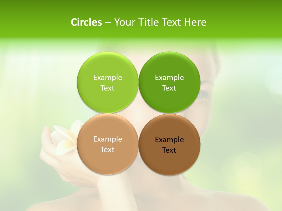 Close Candid Young PowerPoint Template