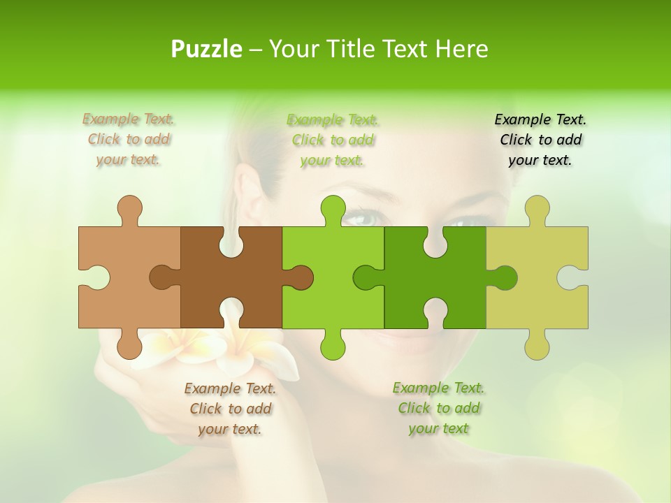 Close Candid Young PowerPoint Template