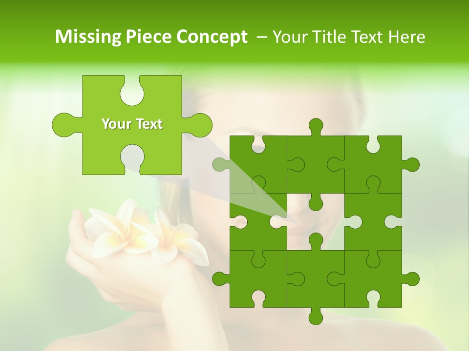 Close Candid Young PowerPoint Template