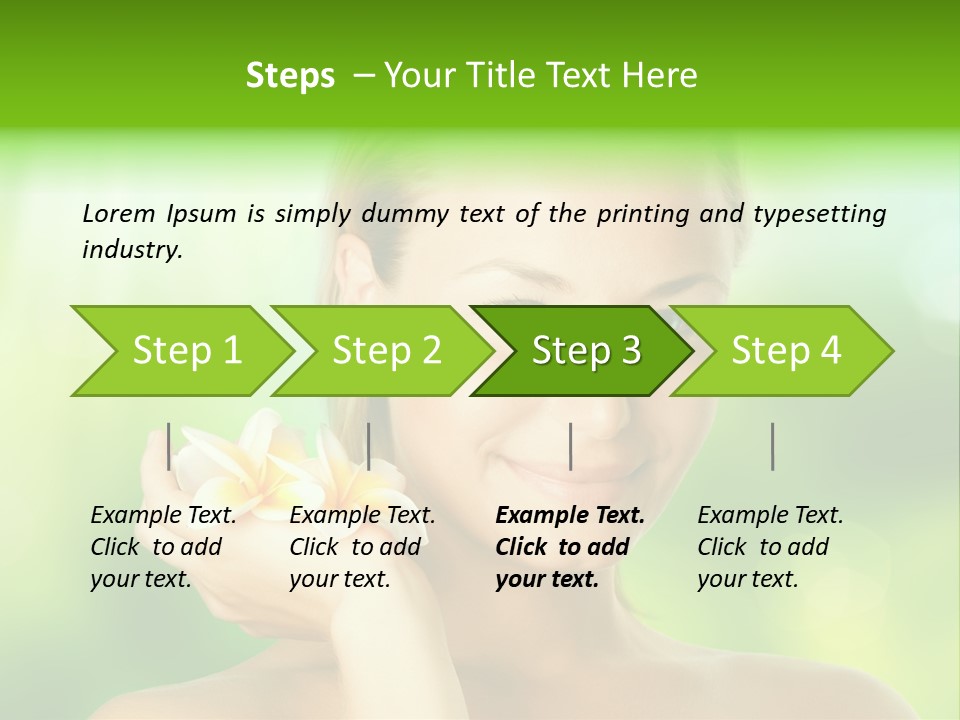 Close Candid Young PowerPoint Template