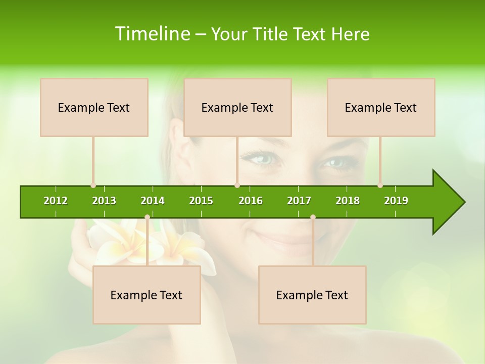 Close Candid Young PowerPoint Template