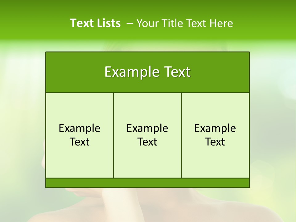 Close Candid Young PowerPoint Template
