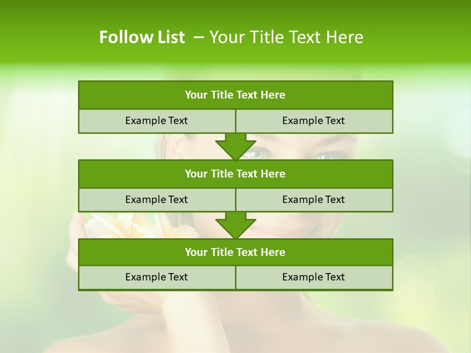 Close Candid Young PowerPoint Template