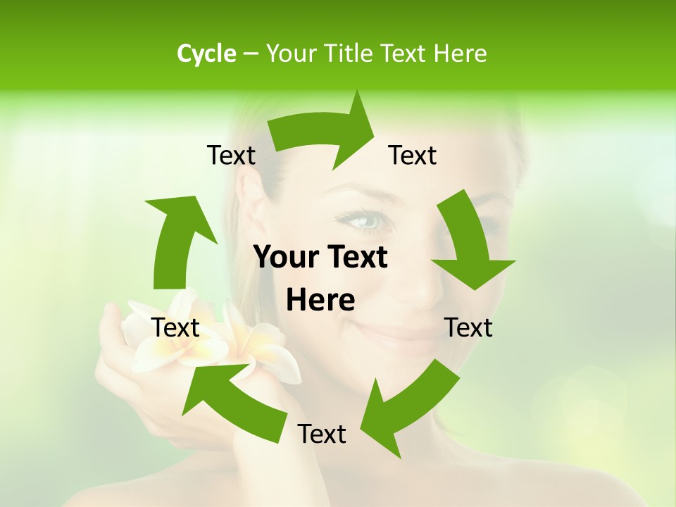 Close Candid Young PowerPoint Template