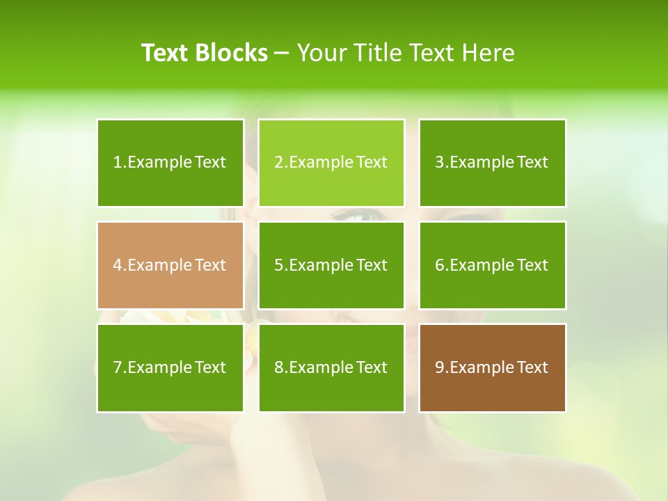 Close Candid Young PowerPoint Template