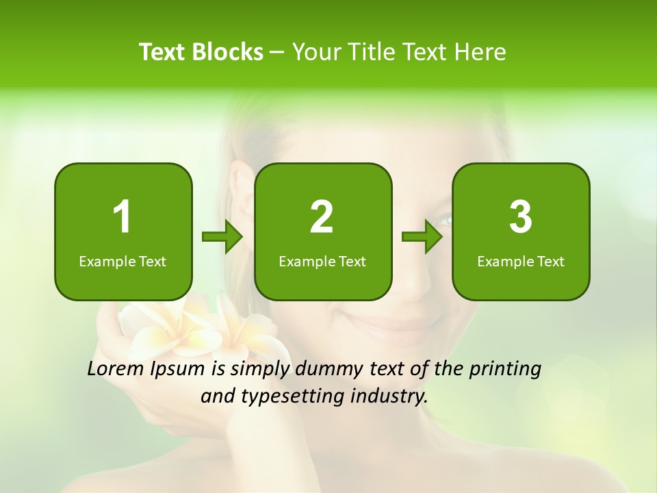 Close Candid Young PowerPoint Template