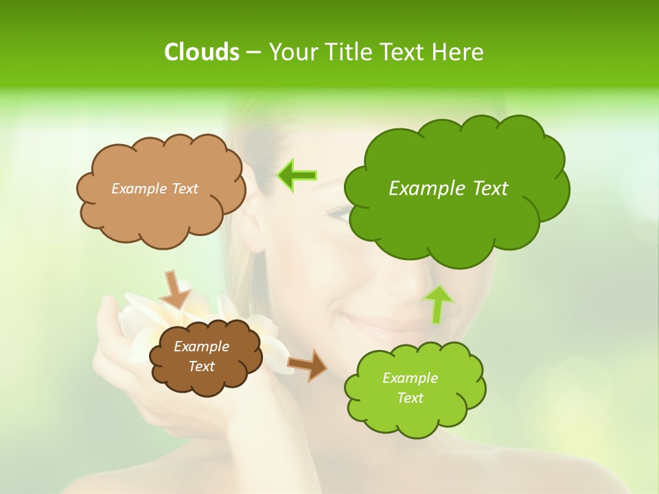 Close Candid Young PowerPoint Template