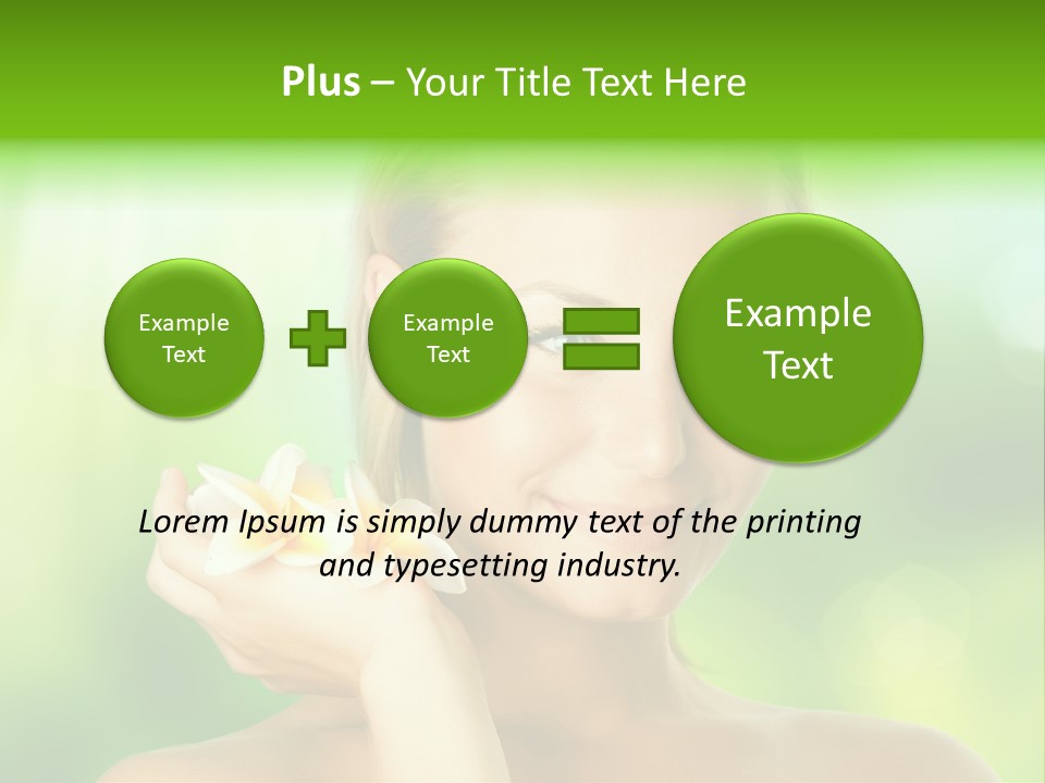 Close Candid Young PowerPoint Template