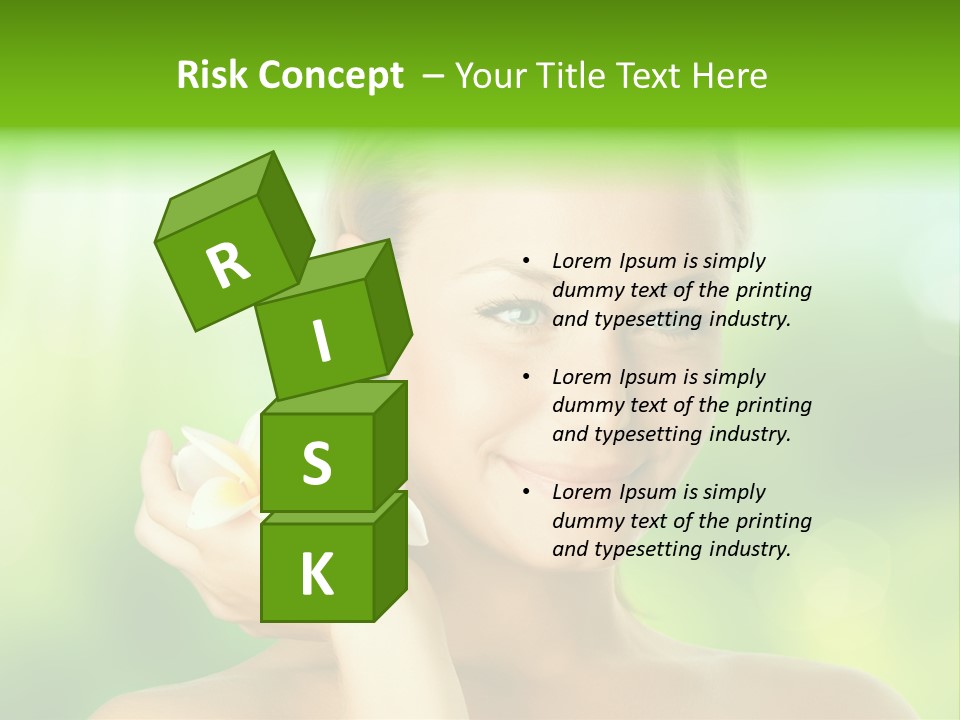 Close Candid Young PowerPoint Template