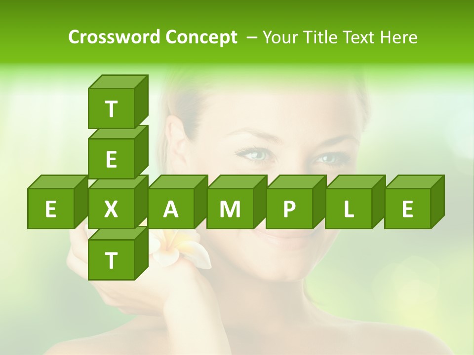 Close Candid Young PowerPoint Template